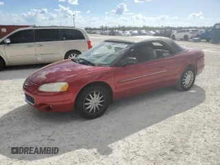 2001 Chrysler Sebring LXi with VIN 1C3EL55U71N624392, listed as a Copart auction lot 80105644 with 38,527 mi miles and Clean Title. Bid and sale history available at DreamBid. Image 1.