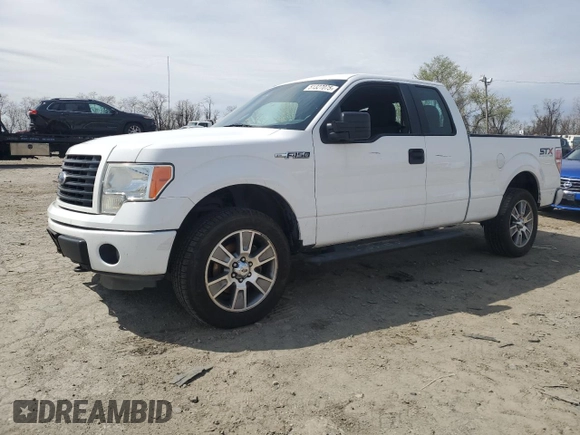 2014 Ford F-150 XL with VIN 1FTEX1EM2EKF50279, listed as a Copart auction lot 51327075 with 139,378 mi miles and Salvage Title. Bid and sale history available at carsss.com. Image 1.