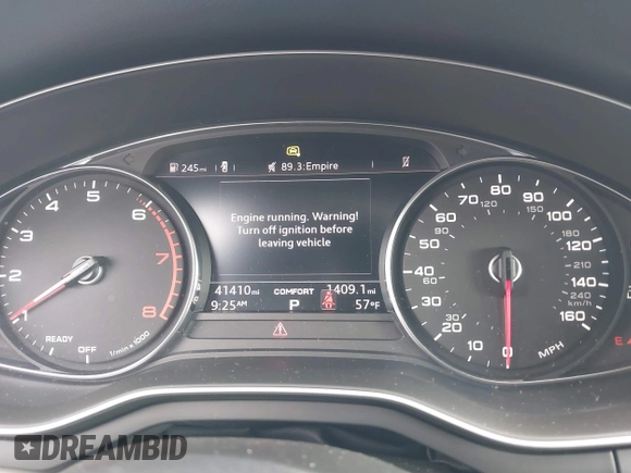 2018 Audi A4 Premium Plus with VIN WAULMAF40JA174578, listed as a IAAI auction lot 41546212 with 41,410 mi miles. Bid and sale history available at carsss.com. Image 7.