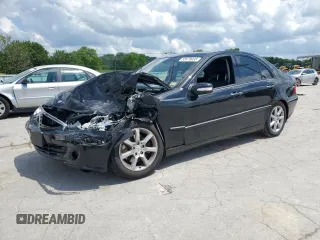 2007 Mercedes-Benz C 280 Luxury with VIN WDBRF54H77A917300, listed as a Copart auction lot 55879035 with Not provided miles and Salvage title. Bid and sale history available at DreamBid. Image 1.