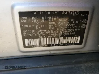 2013 Subaru Outback Premium z VIN 4S4BRBCC3D3260117, wystawiony jako Copart lot #52521525 z przebiegiem 123 137 mil mil oraz Szkoda całkowita • Salvage title. Historia ofert i sprzedaży dostępna na DreamBid. Obrazek 13.