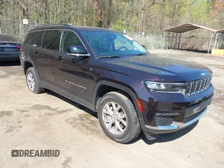 2022 Jeep Grand Cherokee Limited with VIN 1C4RJKBGXN8624536, listed as a IAAI auction lot 41995179 with 34,830 mi miles and . Bid and sale history available at DreamBid. Image 1.