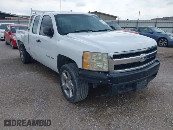 2007 Chevrolet Silverado 1500 LT w/1LT with VIN 1GCEC19077Z540649, listed as a IAAI auction lot 42037356 with 226,277 mi miles. Bid and sale history available at carsss.com. Image 1.