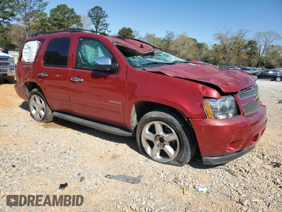 2013 Chevrolet Tahoe LT with VIN 1GNSCBE01DR211592, listed as a Copart auction lot 49679525 with 175,845 mi miles and Salvage title. Bid and sale history available at DreamBid. Image 4.
