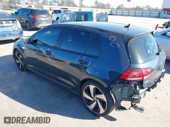 2019 Volkswagen GTI S z VIN 3VW6T7AU7KM036549, wystawiony jako IAAI lot #41728204 z przebiegiem 70 213 mil mil oraz . Historia ofert i sprzedaży dostępna na DreamBid. Obrazek 3.