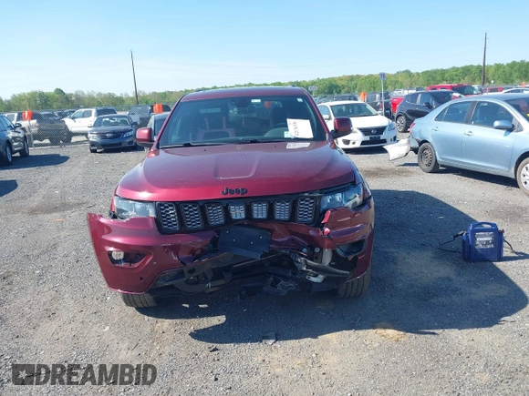 2019 Jeep Grand Cherokee Upland with VIN 1C4RJFAG2KC607036, listed as a IAAI auction lot 42136336 with 36,443 mi miles and . Bid and sale history available at DreamBid. Image 12.
