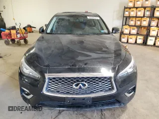2021 Infiniti Q50 Luxe with VIN JN1EV7BR3MM750246, listed as a Copart auction lot 74994524 with 75,033 mi miles and Salvage Title. Bid and sale history available at carsss.com. Image 5.