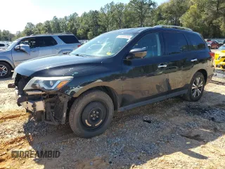 2018 Nissan Pathfinder SL with VIN 5N1DR2MN1JC615046, listed as a Copart auction lot 46695395 with 161,113 mi miles and Salvage Title. Bid and sale history available at DreamBid. Image 1.