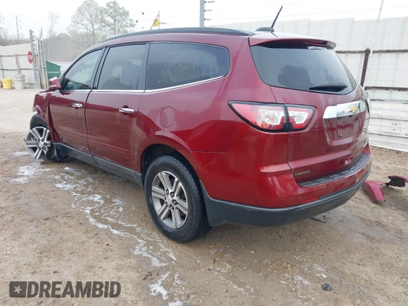 2016 Chevrolet Traverse LT z VIN 1GNKRHKD5GJ213065, wystawiony jako IAAI lot #41488144 z przebiegiem 146 625 mil mil oraz . Historia ofert i sprzedaży dostępna na DreamBid. Obrazek 3.
