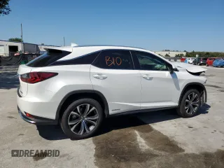 2020 Lexus RX with VIN 2T2HGMDA2LC050011, listed as a Copart auction lot 50695395 with 75,567 mi miles and Salvage Title. Bid and sale history available at carsss.com. Image 3.