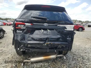 2024 Toyota Grand Highlander XLE with VIN 5TDAAAA57RS016059, listed as a Copart auction lot 47611935 with 19,444 mi miles and Salvage Title. Bid and sale history available at carsss.com. Image 6.