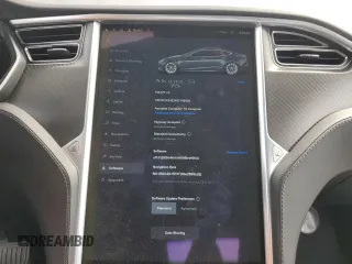 2016 Tesla Model S 70 with VIN 5YJSA1E1XGF149430, listed as a Copart auction lot 51339015 with 104,917 mi miles and Salvage title. Bid and sale history available at DreamBid. Image 9.