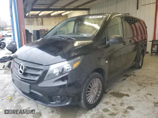 2018 Mercedes-Benz Metris Passenger Van with VIN WD4PG2EE6J3346005, listed as a Copart auction lot 86134974 with 107,416 mi miles and Salvage Title. Bid and sale history available at carsss.com. Image 1.