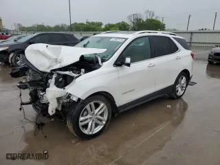 2018 Chevrolet Equinox Premier with VIN 2GNAXMEVXJ6263687, listed as a Copart auction lot 51987575 with 0 mi miles and Salvage Title. Bid and sale history available at carsss.com. Image 1.