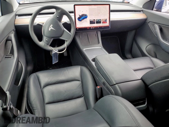 2022 Tesla Model Y Long Range z VIN 7SAYGDEEXNF372693, wystawiony jako Copart lot #53275555 z przebiegiem 51 165 mil mil oraz Szkody całkowita. Historia ofert i sprzedaży dostępna na DreamBid. Obrazek 8.