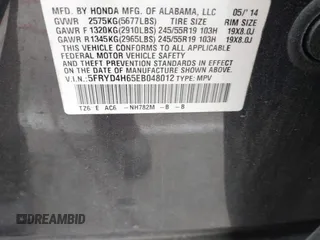 2014 Acura MDX Technology with VIN 5FRYD4H65EB048012, listed as a IAAI auction lot 42301843 with 223,062 mi miles and . Bid and sale history available at DreamBid. Image 9.