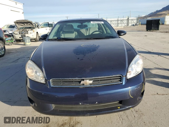 2007 Chevrolet Monte Carlo LT with VIN 2G1WK15K379231679, listed as a Copart auction lot 48576295 with 74,713 mi miles and Salvage Title. Bid and sale history available at carsss.com. Image 5.