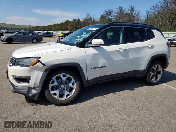 2019 Jeep Compass Limited z VIN 3C4NJDCB9KT842123, wystawiony jako Copart lot #61694615 z przebiegiem 76 536 mil mil oraz Szkoda całkowita • Salvage title. Historia ofert i sprzedaży dostępna na DreamBid. Obrazek 1.
