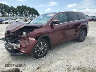 2017 Toyota Highlander XLE with VIN 5TDJZRFH0HS410785, listed as a Copart auction lot 64236895 with Not provided miles and Salvage title. Bid and sale history available at DreamBid. Image 1.