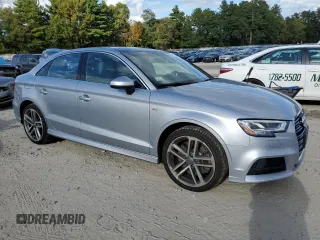 2019 Audi A3 Sedan S line Premium Plus with VIN WAUJEGFF4KA119965, listed as a Copart auction lot 74427694 with 82,712 mi miles and Salvage Title. Bid and sale history available at carsss.com. Image 4.