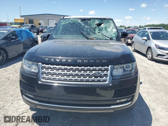 2014 Land Rover Range Rover HSE with VIN SALGS2VF9EA125378, listed as a Copart auction lot 57880525 with 73,330 mi miles and Salvage title. Bid and sale history available at DreamBid. Image 5.