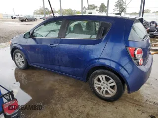 2014 Chevrolet Sonic LT with VIN 1G1JC6SBXE4185129, listed as a Copart auction lot 50242585 with 90,905 mi miles and Clean Title. Bid and sale history available at carsss.com. Image 2.