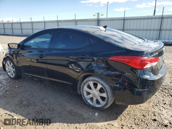 2013 Hyundai Elantra GLS with VIN 5NPDH4AE5DH335890, listed as a Copart auction lot 49496005 with 179,897 mi miles and Salvage title. Bid and sale history available at DreamBid. Image 2.
