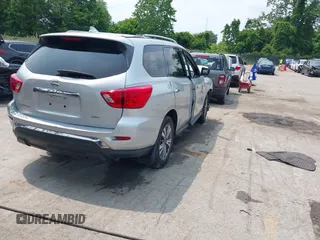 2019 Nissan Pathfinder S with VIN 5N1DR2MM8KC622567, listed as a IAAI auction lot 42404897 with 87,955 mi miles and . Bid and sale history available at DreamBid. Image 4.