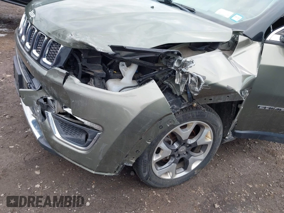 2020 Jeep Compass Limited with VIN 3C4NJDCBXLT123657, listed as a IAAI auction lot 42004527 with 99,669 mi miles and . Bid and sale history available at DreamBid. Image 6.