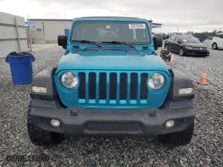2020 Jeep Wrangler Unlimited Sport Altitude with VIN 1C4HJXDG7LW201640, listed as a Copart auction lot 52312435 with 40,311 mi miles and Salvage Title. Bid and sale history available at carsss.com. Image 5.
