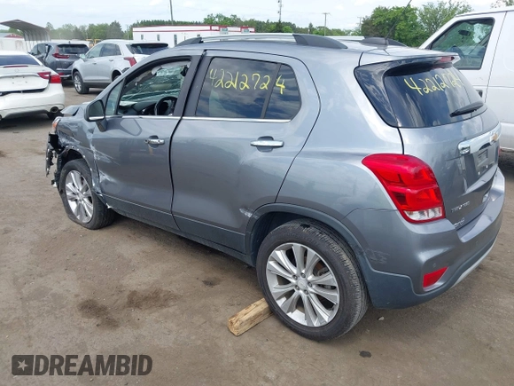 2020 Chevrolet Trax Premier with VIN 3GNCJRSB2LL140689, listed as a IAAI auction lot 42212724 with 73,701 mi miles and . Bid and sale history available at DreamBid. Image 3.