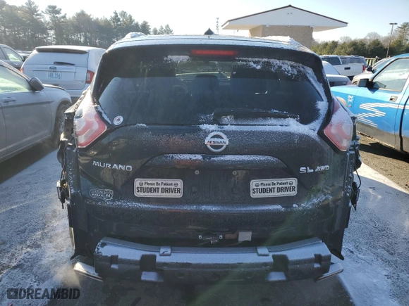 2015 Nissan Murano SV with VIN 5N1AZ2MH5FN225639, listed as a Copart auction lot 88845505 with 161,934 mi miles and Clean Title. Bid and sale history available at carsss.com. Image 6.