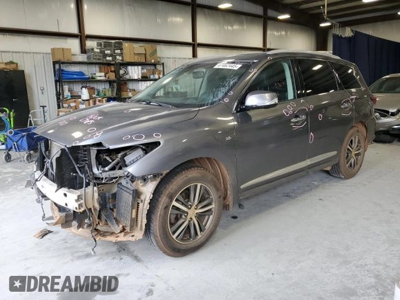 2016 Infiniti QX60 with VIN 5N1AL0MN9GC522194, listed as a Copart auction lot 47462445 with 145,541 mi miles and Salvage Title. Bid and sale history available at DreamBid. Image 1.