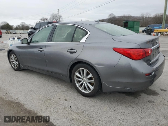 2014 Infiniti Q50 Sport with VIN JN1BV7AP6EM675045, listed as a Copart auction lot 47797435 with 155,303 mi miles and Clean Title. Bid and sale history available at DreamBid. Image 2.