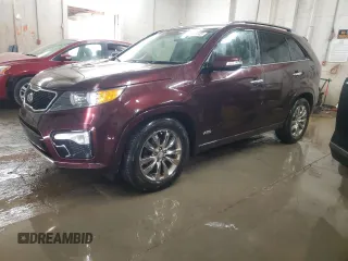 2013 Kia Sorento SX with VIN 5XYKWDA23DG373614, listed as a Copart auction lot 49174545 with 146,546 mi miles and Salvage Title. Bid and sale history available at carsss.com. Image 1.