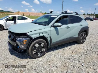 2024 Hyundai Kona SEL with VIN KM8HB3AB6RU062972, listed as a Copart auction lot 59031604 with 9,840 mi miles and Salvage Title. Bid and sale history available at carsss.com. Image 1.