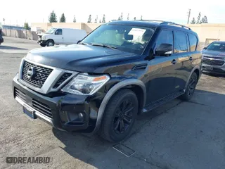 2019 Nissan Armada SL with VIN JN8AY2NDXK9089339, listed as a IAAI auction lot 41612979 with 39,562 mi miles. Bid and sale history available at carsss.com. Image 2.