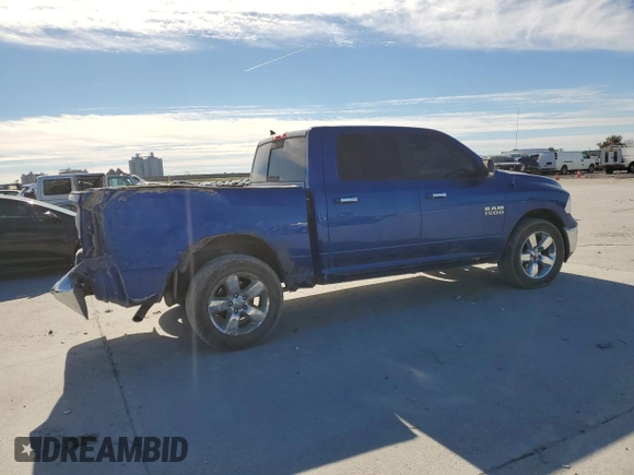 2018 Ram 1500 Big Horn with VIN 1C6RR7LG0JS258000, listed as a Copart auction lot 43453985 with 127,223 mi miles and Salvage Title. Bid and sale history available at carsss.com. Image 3.