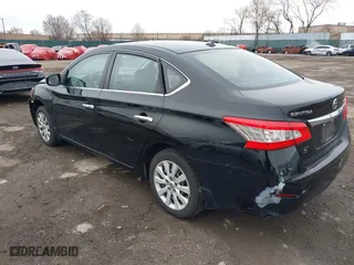 2015 Nissan Sentra SV with VIN 3N1AB7AP0FL657737, listed as a IAAI auction lot 41886658 with 123,994 mi miles. Bid and sale history available at carsss.com. Image 3.