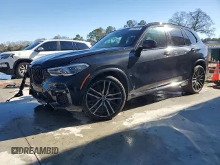2022 BMW X5 M50i with VIN 5UXJU4C02N9L37623, listed as a Copart auction lot 41375115 with 40,251 mi miles and Salvage Title. Bid and sale history available at carsss.com. Image 1.