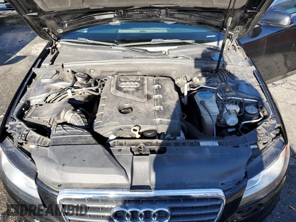 2010 Audi A4 2.0T Premium with VIN WAUBFAFL6AN057934, listed as a Copart auction lot 84680344 with 0 mi miles and Salvage Title. Bid and sale history available at carsss.com. Image 11.