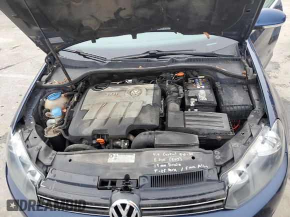 2012 Volkswagen Jetta TDI with VIN 3VWPL7AJ6CM648205, listed as a Copart auction lot 55226295 with 144,225 mi miles and Clean title. Bid and sale history available at DreamBid. Image 12.
