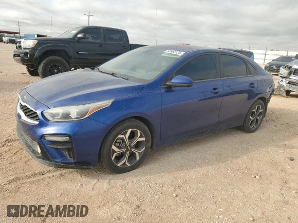 2019 Kia Forte LXS with VIN 3KPF24AD1KE075927, listed as a Copart auction lot 53565135 with 135,740 mi miles and Salvage title. Bid and sale history available at DreamBid. Image 1.