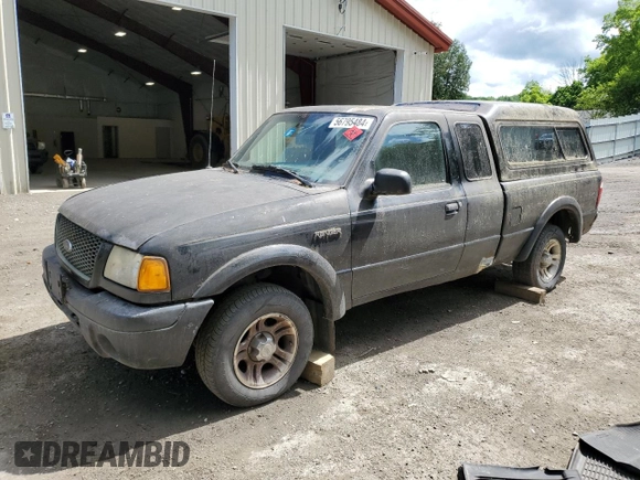 2001 Ford Ranger XLT Appearance with VIN 1FTYR14E81TB05454, listed as a Copart auction lot 56795484 with 144,927 mi miles and Salvage Title. Bid and sale history available at carsss.com. Image 1.