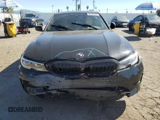 2021 BMW 3 Series 330i with VIN 3MW5R1J05M8B76650, listed as a Copart auction lot 46720195 with 41,414 mi miles and Salvage Title. Bid and sale history available at carsss.com. Image 5.