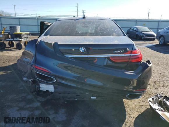 2018 BMW 7 Series ALPINA B7 xDrive with VIN WBA7F2C54JG423847, listed as a Copart auction lot 48316245 with 0 mi miles and Salvage Title. Bid and sale history available at carsss.com. Image 6.