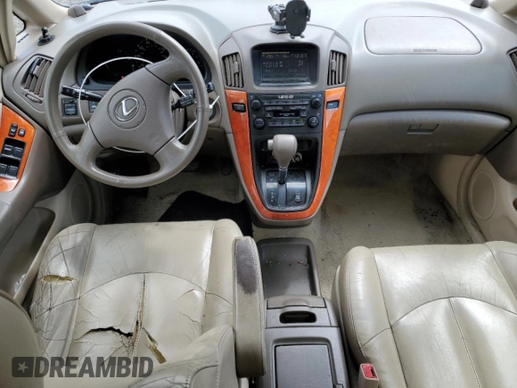 2003 Lexus RX 300 with VIN JTJGF10U930158246, listed as a Copart auction lot 56904515 with 178,845 mi miles and Clean title. Bid and sale history available at DreamBid. Image 8.