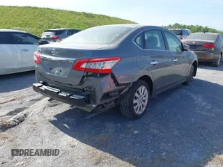 2015 Nissan Sentra S with VIN 3N1AB7AP4FY300807, listed as a IAAI auction lot 41499014 with 67,118 mi miles. Bid and sale history available at carsss.com. Image 4.