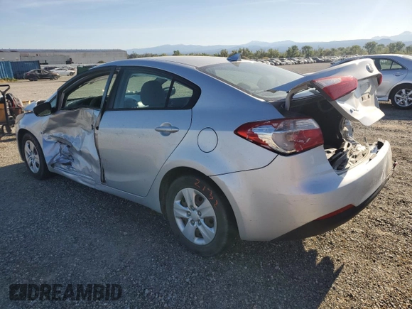2015 Kia Forte LX with VIN KNAFK4A64F5372898, listed as a Copart auction lot 53389615 with 195,046 mi miles and Salvage Title. Bid and sale history available at carsss.com. Image 2.