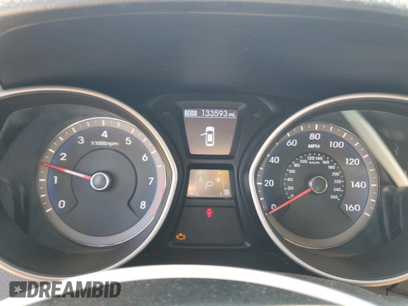 2016 Hyundai Elantra with VIN KMHD35LH0GU303933, listed as a Copart auction lot 66373335 with 133,593 mi miles and Clean title. Bid and sale history available at DreamBid. Image 9.